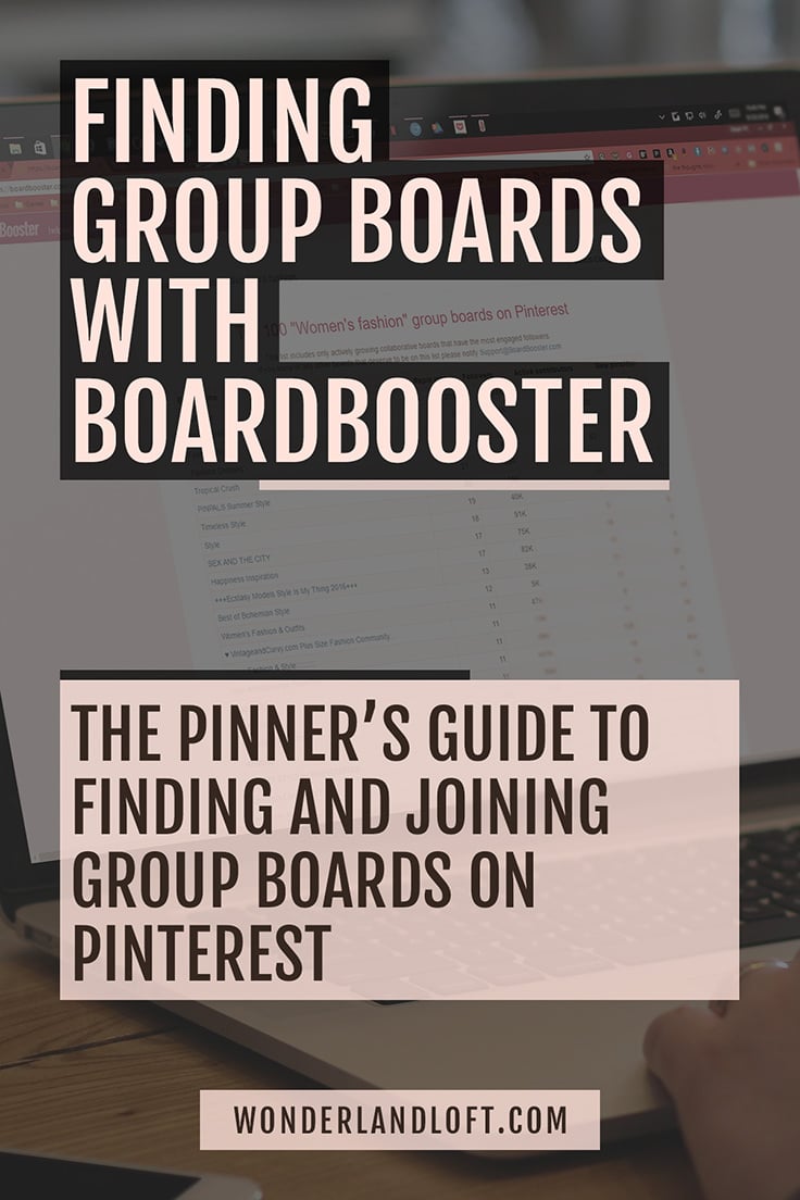 Find #Pinterest Group Boards in #BoardBooster